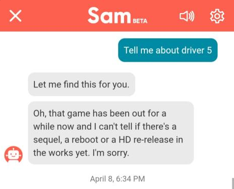 VortexLeBelge's tweet photo. It seems that #UbisoftSam changed a little bit its answers to my DRIVER question just to avoid me the repetitivity of asking again and again.
Thanks Sam ! @UbisoftClub https://t.co/gq75LCcQjI