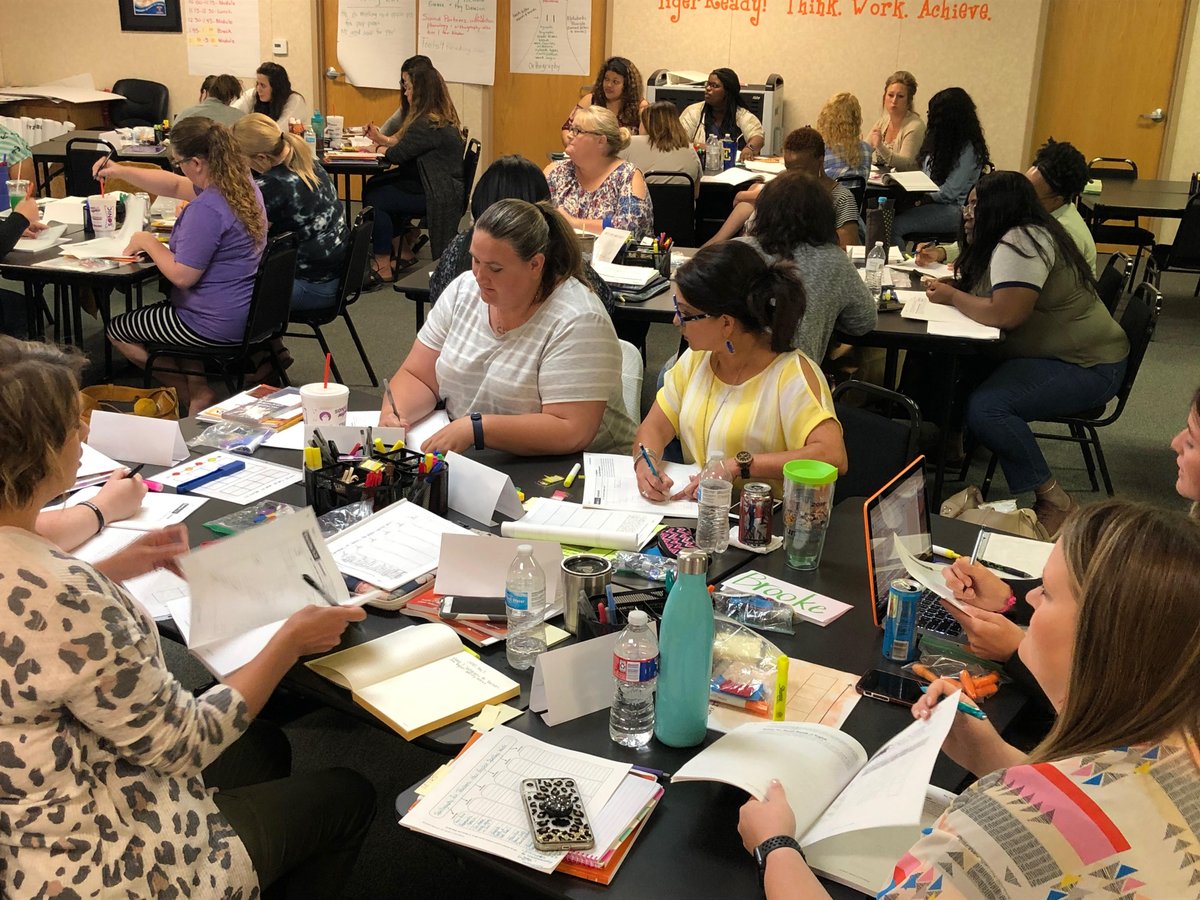 Another incredible day of learning for our teachers <a href="/TexarkanaISD/">Texarkana ISD</a>.  We are diligently working and preparing for a great 2019-2020 school year! #TISDtheplacetobe #LETRStraining #professionaldevelopment #growthmindset