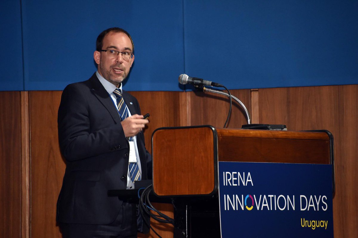 “Systemic #innovation is happening across #LatinAmerica &amp; is helping countries plan for &amp; adopt high shares of #renewableenergy. <a href="/IRENA/">IRENA</a>’s first #InnovationDay in #Uruguay, have showcased many examples from the region &amp; beyond—I’m inspired by what we’ve heard.”—IRENA’s <a href="/ptddurrant/">Paul Durrant</a>