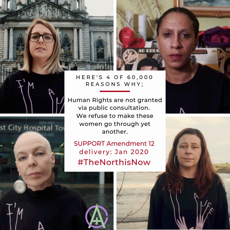 stellacreasy's tweet image. Tonight House of Lords has chance not to make these women go through more public consultation to get their basic human rights - never had one on abortion in Uk before but govt demanding one now in NI to appease the DUP! please share and help us keep #amendment12 #thenorthisnow