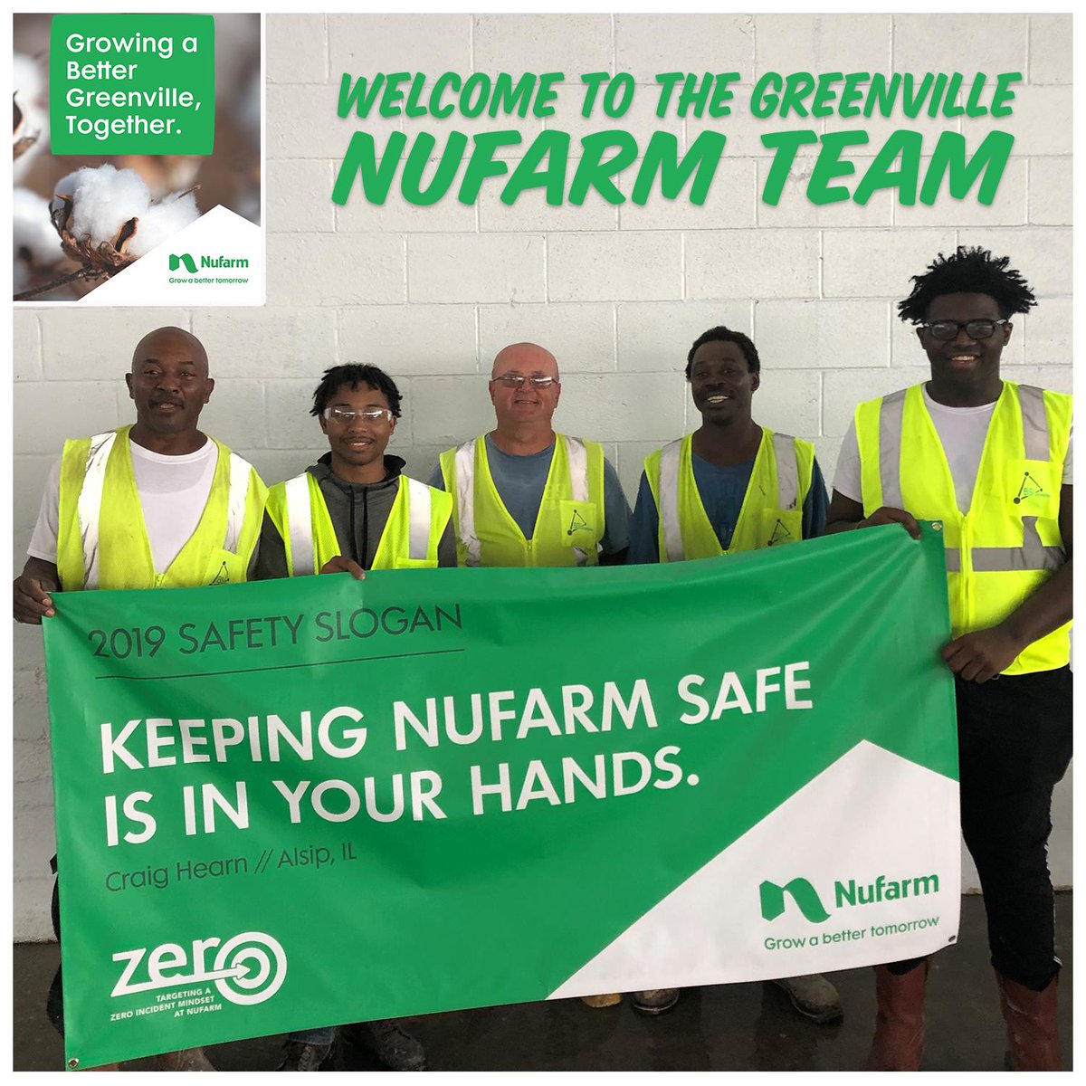 WCEAMS's tweet image. Welcome the newest members of the Nufarm team in #GreenvilleMS / #WashCoMS. Congrats to your future success. Nufarm utilizes the ACT #WorkKeys #NCRC to ensure top candidates.  #GrowingTogether #OurStoryWashCoMS.
