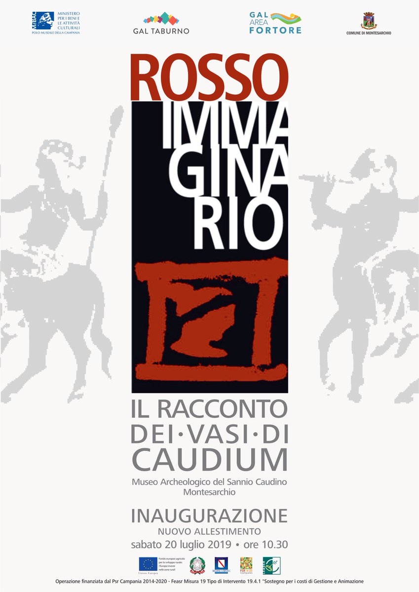 GalTaburno's tweet photo. ‼️ Il racconto dei vasi di Caudium: riapre Rosso Immaginario - Museo Montesarchio con un nuovo allestimento, impreziosito dalla presenza del cratere #Assteas!
#sabato #20luglio alle 10,30 vi aspettiamo! https://t.co/ZZj6O9cGyv