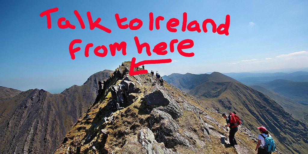 reeksdistrict's tweet image. Here @reeksdistrict we think @RTERadio1’s @RyanTubridyShow should broadcast to the whole of Ireland from the roof of Ireland – Carrauntoohil #comeandplay Ryan #sendmeonmywildatlanticway #reeksdistrict #thebroadcastsignalwillbegreatat1039m
#WildAtlanticWay
RT or like if you agree