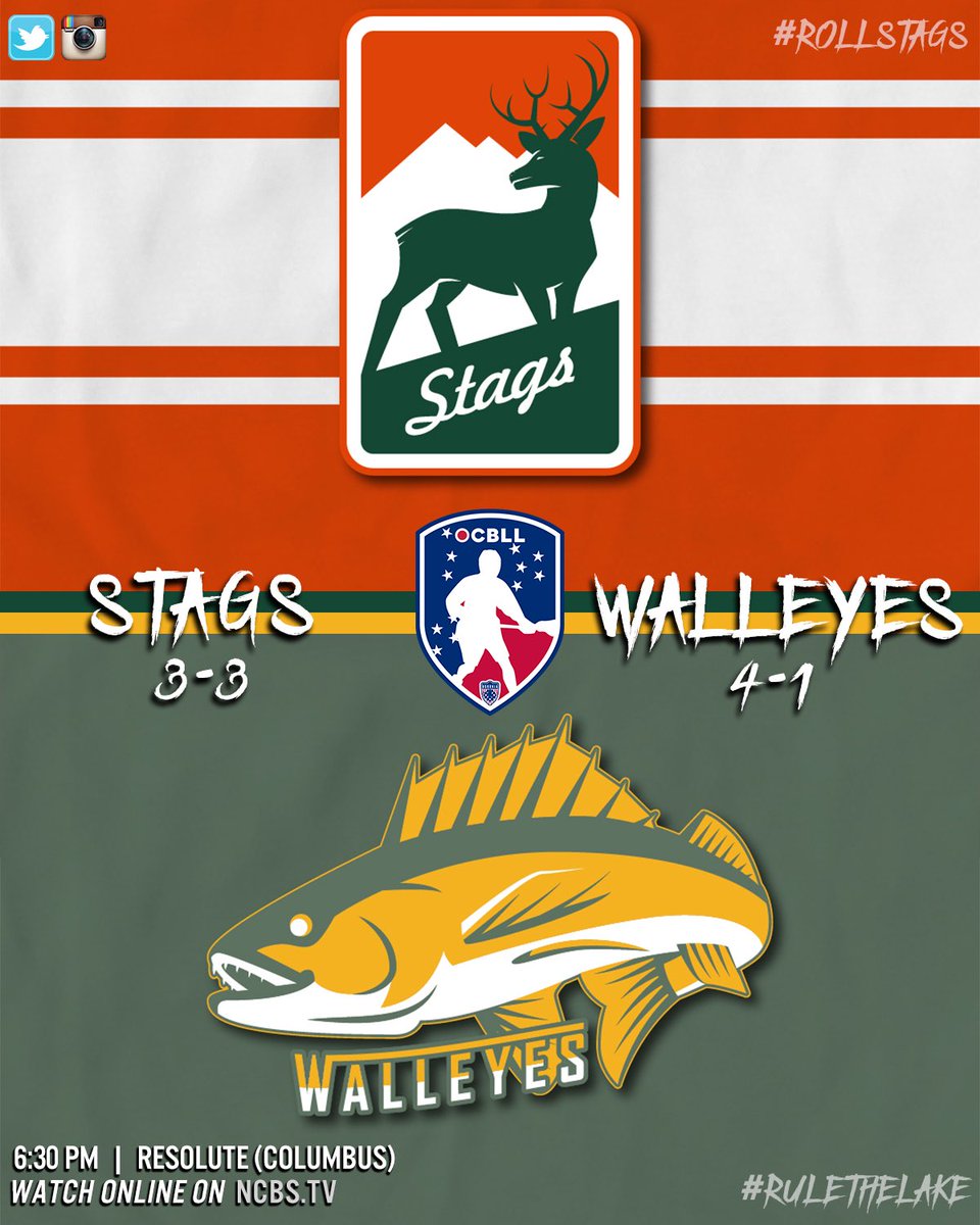 OHCBoxLax's tweet photo. Big day at @The_ResoluteAC! 2️⃣ for the price of 1️⃣ in a big day as we hit the backstretch of the season! 

#Stags🦌 and the one-loss #Walleyes🐟 kick it off at 6:30pm! 

📺 https://t.co/JWIy6krhj3 https://t.co/hDghdVtp9S