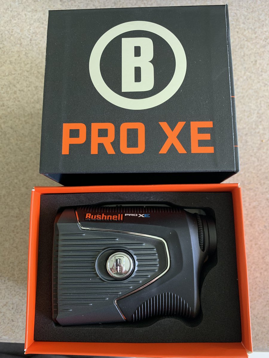 Thx @BushnellGolf for the new toy PRO XE. Can’t wait to use it! #bushnellgolf #teambushnell