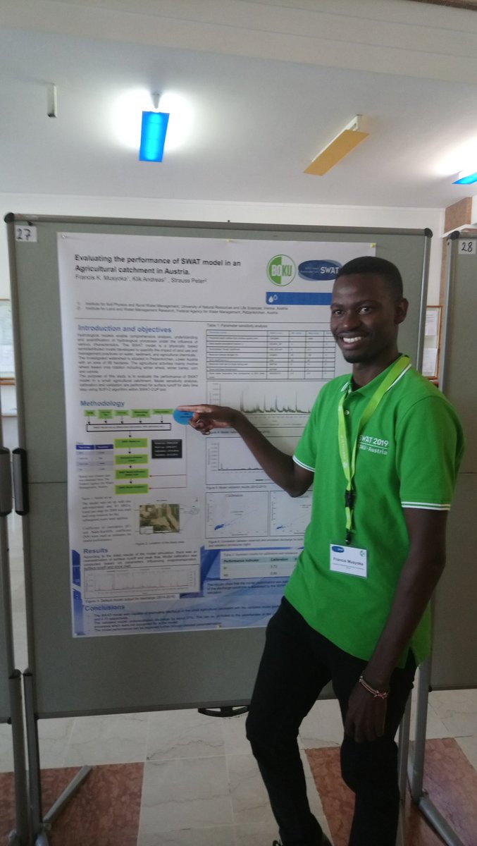SoPhy BOKU (@sophy_boku) on Twitter photo Francis Musyoka, PhD at <a href="/SoPhy_BOKU/">SoPhy BOKU</a>, presents his SWAT modeling work of the HOAL Petzenkirchen catchment, Austria 🇦🇹 at the 2019 SWAT International Conference <a href="/BOKUvienna/">BOKU University</a> Francis Musyoka, PhD at <a href="/SoPhy_BOKU/">SoPhy BOKU</a>, presents his SWAT modeling work of the HOAL Petzenkirchen catchment, Austria 🇦🇹 at the 2019 SWAT International Conference <a href="/BOKUvienna/">BOKU University</a>