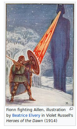 Fionn/Finn/Fionntán/Finnian means "white/fair-haired" in Irish! Old Irish spelling Finn borrowed by Norsemen & still used as forename in Scandinavia & Iceland! Fionn mac Cumhaill/Finn McCool was a famous mythical hunter-warrior/giant! Fianna=his followers!  https://twitter.com/lorraineelizab6/status/1022517527279267841?s=20