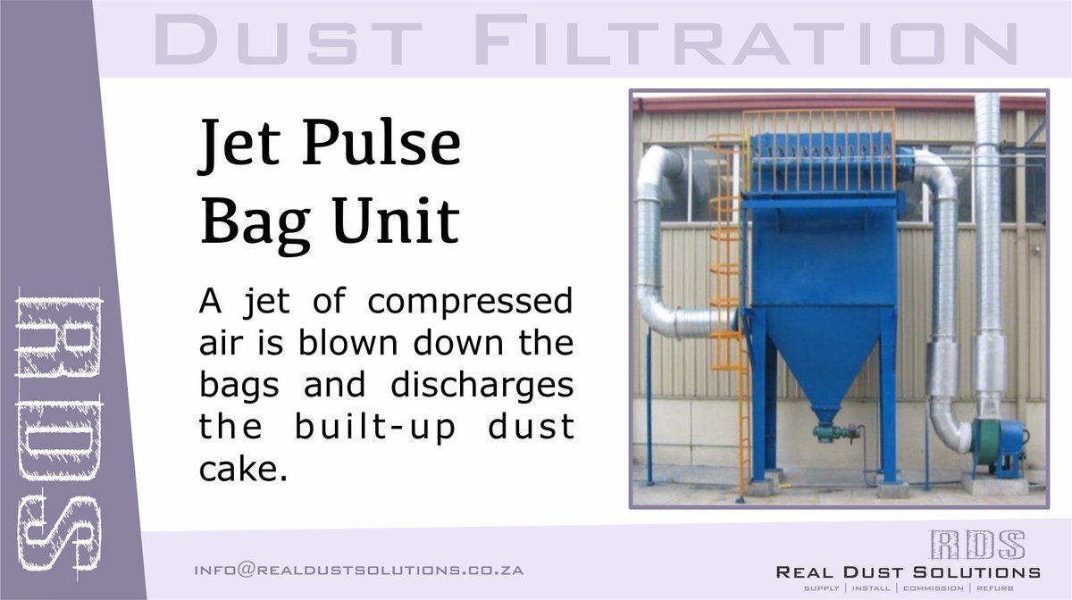 dustsolutionsZA's tweet photo. We supply a range of filters for Pulse Jet Bag Units.
#RealDustSolutions #DustFiltration #Filtration #PulseJetBagUnit #DustSolutions #PulseJetBagFilters #TaigeisDigital https://t.co/tDnyynDNfn