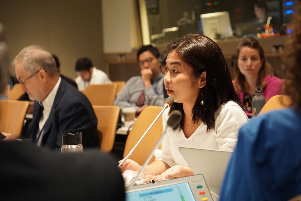 gnwp_gnwp's tweet photo. GNWP’s very own Young Woman for Peace and Leadership @LaDamaElleSa spoke on the Local Action for Global Commitments panel on #SDG10 reduced inequalities! Watch Lynrose share her experience working on the SDGs and inequality at the local level! #LocalizeSDGs #WomenBuildPeace https://t.co/vugWxIgDby