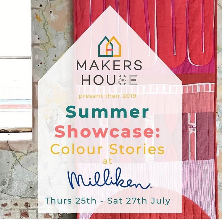 Announcing our forthcoming SUMMER SHOWCASE: COLOUR STORIES 25-27 July with <a href="/Makers_House_/">Makers House</a> &amp; <a href="/MillikenEurope/">MillikenEurope</a> 
Join us for this 3-day show as we explore the diverse processes behind the product.
RSVP for talks, workshops and demos: makershouse.co.uk/upcoming-event… - mailchi.mp/317bad99443e/c…
