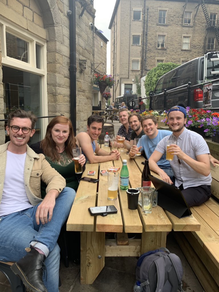 Ace crowd outside our Cellar Bar! Hope you’ve enjoyed Buxton so far everyone involved with the <a href="/BuxtonFestival/">Buxton International Festival</a> The Operas this year sound amazing! Rave reviews for Georgiana so far - looking forward to seeing it.