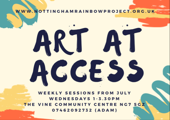 Art can connect us...a new, exciting art project has began every Wednesday from 1-3.30pm at The Vine Community Centre, NG7 5GZ 
@NNRF1
 
<a href="/ArimatheaTrust/">Nottingham Arimathea Trust</a>
 
<a href="/BelongNotts/">Belong Nottingham</a>
 
<a href="/MojatuMedia/">Mojatu Media Magazine</a>