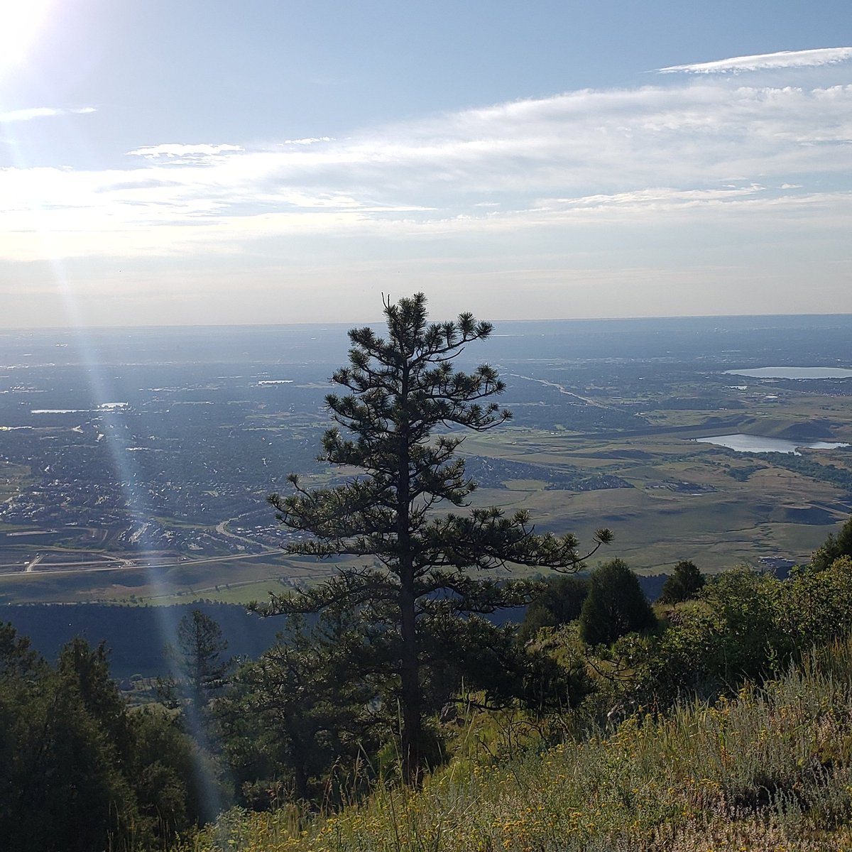 BFish100's tweet photo. Woke up this morning and the mountain seemed to be calling. You know it's going to be a warm one when the day starts out in the mid seventies.
#mtmorrison #trailrunning #getoutside
#coloRADo #livingthedream https://t.co/Qsm2Yvg28L