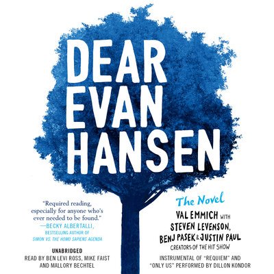 audiobook cover of DEAR EVAN HANSEN