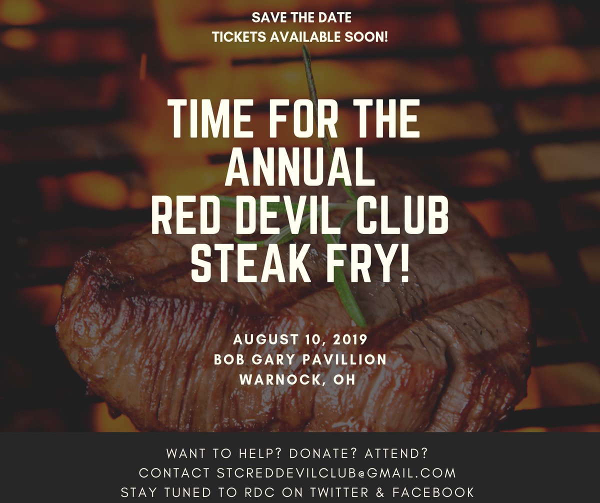 StCRedDevilClub's tweet photo. Steak fry!  8/10! @stcathletics1 https://t.co/IWNgn8j0YH