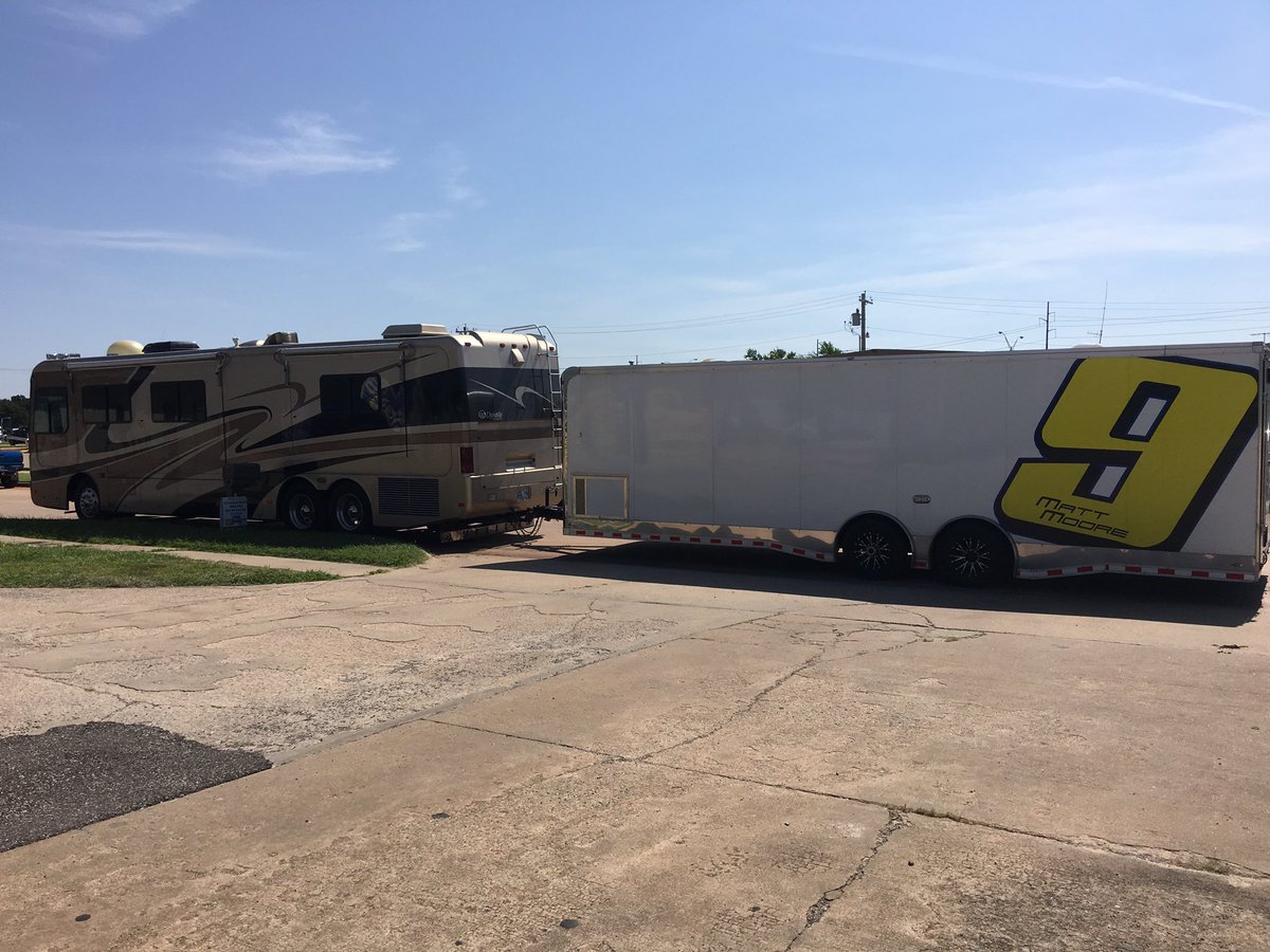 Borrowed RV but our own dreams! Next stop Indiana Speedweek #ISW2019 #USAC #elbowsup