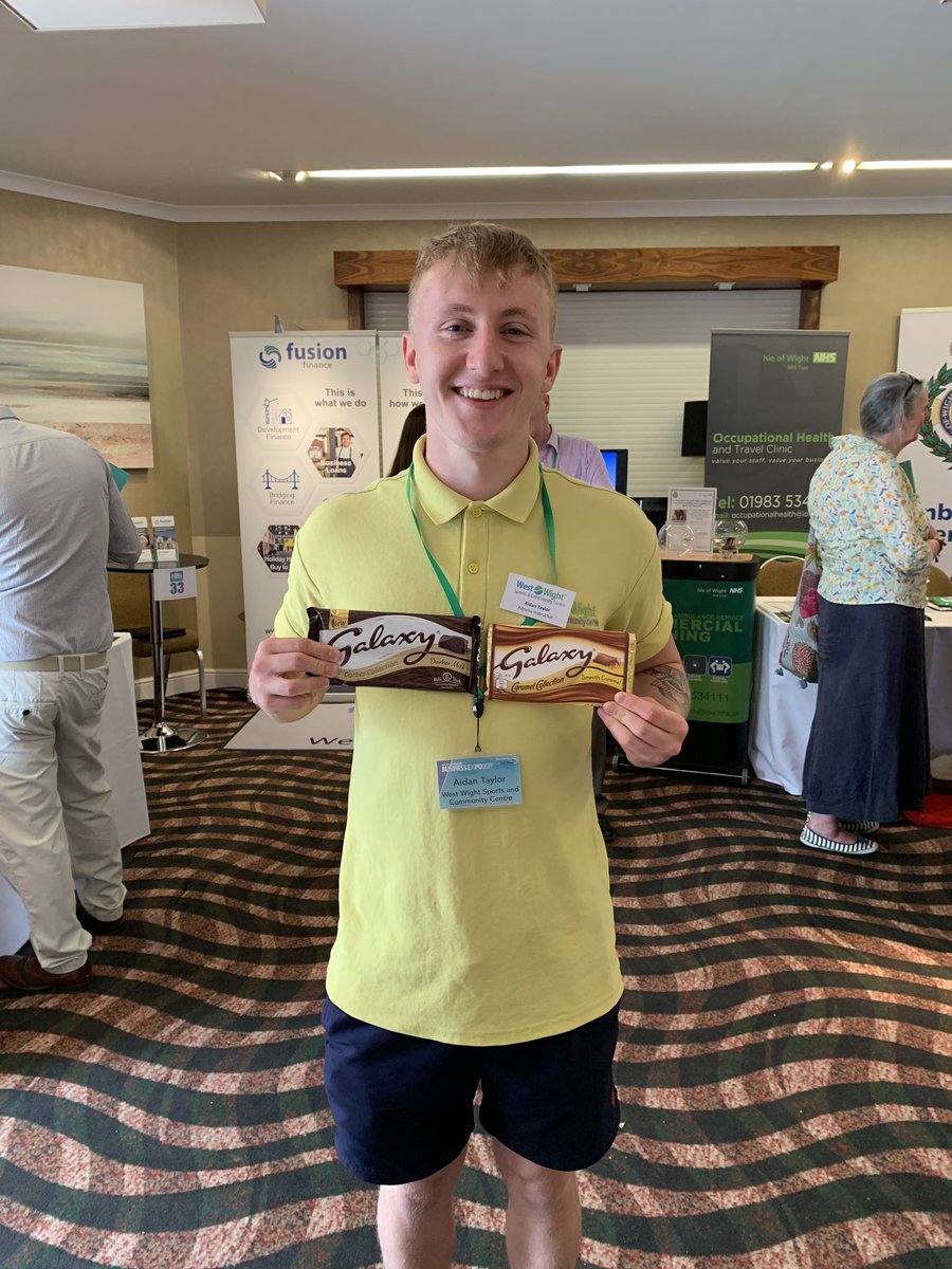 Blimey, Aiden’s greedy!! Congratulations on your chocolate 🍫 collection 😃 #iwbizexpo #CrossprintTreasureHunt