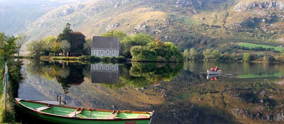 Finbar, one of several Irish names meaning "fair-haired"! St Finbar (d. c 623) was the son of a blacksmith & slave-girl, originally named Lóchán. He lived as a hermit e.g. at Gougane Barra, before founding a monastery at Cork. Finnbheara dreaded king of Connacht fairies & dead!