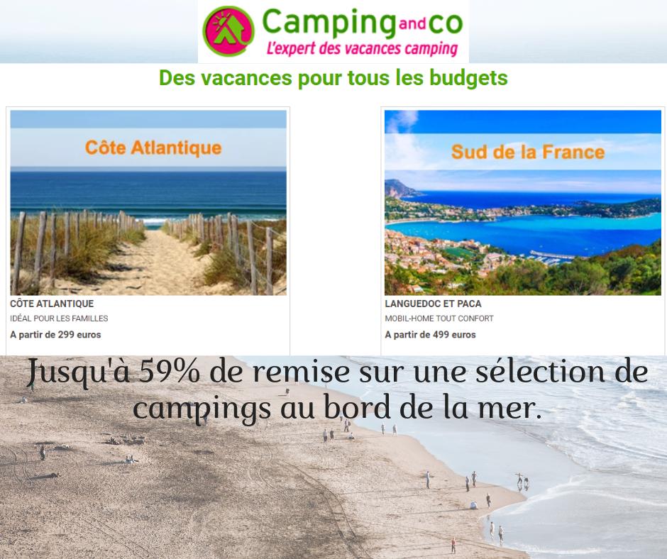 eboonscom's tweet image. Up to 59 % off campings by the sea! Until 01 August 2019.
buff.ly/2Ln3n48
----------------------------
Jusqu'à 59 % de réduction sur les campings au bord de la mer! Jusqu'au 01 août 2019.
#summer2019#eboons#bonplans#vacances