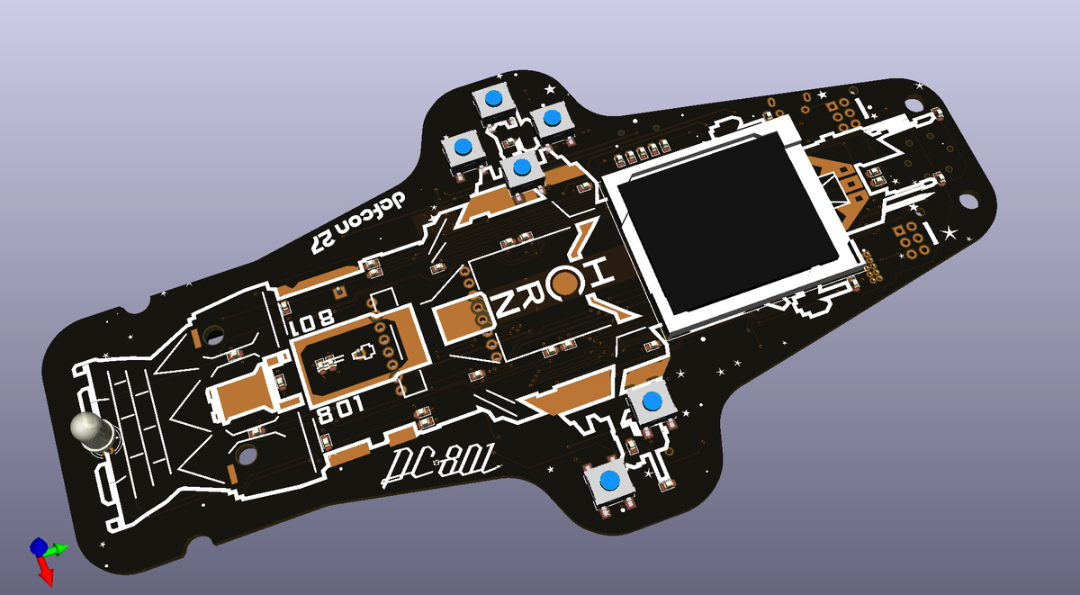 DC801 DEFCON 27 badge