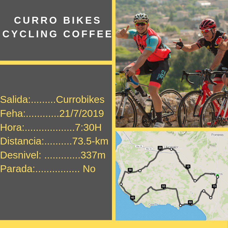Salida:.........Currobikes
Feha:............21/7/2019
Hora:..................7:30H
Distancia:..........73.5-km
Desnivel: .............337m
Parada:................ No
-
-
Follow &amp; Tag <a href="/currobikes/">currobikes</a>
-
-
#currobikes #campos #rutaciclista #currobikespower #amigos #salidadciclistas
