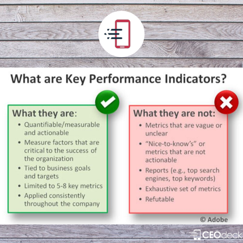 ceodeckapp's tweet image. What is Key Performance Indicator?

#kpi #keyperformanceindicator