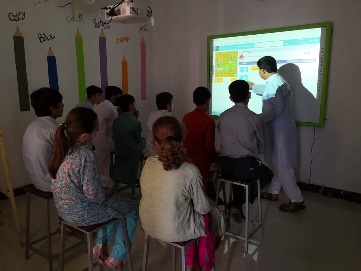tkhkohat's tweet photo. Whether you want to uncover the secrets of the universe, or you just want to pursue a career in the 21st century, basic computer programming is an essential skill to learn at @tkhkohat in collaboration with @kpitbgov #EarlyAgeProgramming initiative. https://t.co/kNItIneR5P