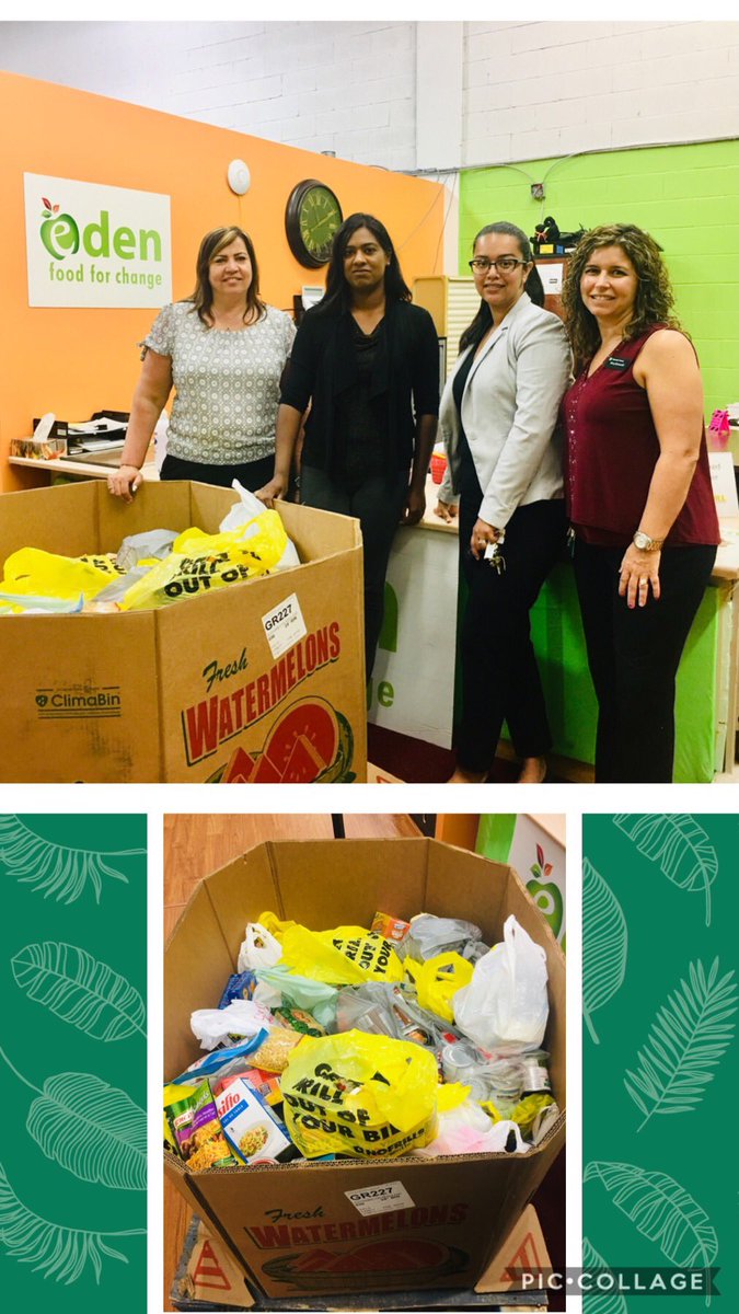 Dropped off 462 lbs of donations at Eden Food for Change on behalf of the Mississauga District. Thanks to everyone who donated for the mid yr mixer! It will make a difference in our community! <a href="/MWGenNext/">MetroWest GenNext</a> <a href="/AKRBell/">Amanda Bell</a> <a href="/MeeraSiva_TD/">Meera Sivalingam</a> <a href="/AnaMetade/">Ana Metade</a> <a href="/MaryDimovski/">Mary Dimovski</a> <a href="/AW_Schellenberg/">Adam Schellenberg</a> @JosieC_TD