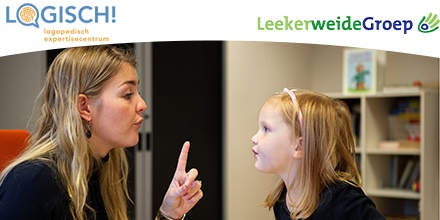 LeekerweideGroep beschikt over diverse labels, onder andere Logisch!. 
Logisch! is een logopedisch expertisecentrum waar je terecht kunt met vragen op het gebied van taal, spraak, stem, gehoor, prikkelverwerking, communicatie en eet/drink problematiek. 

leekerweidegroep.nl/labels/logisch/