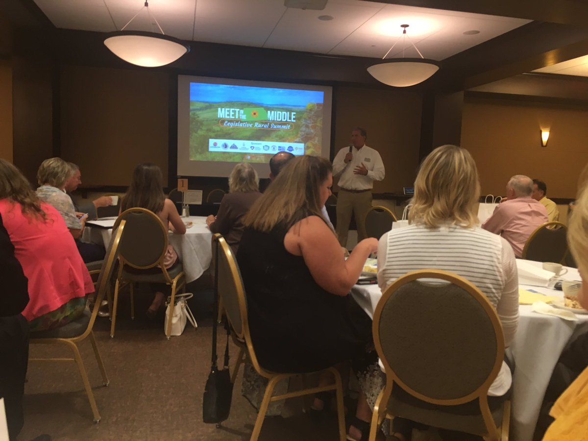 SenRandallHardy's tweet photo. I am attending “Meet in the Middle”, a legislative rural summit in Lindsborg.  We are discussing concepts to implement in rural Kansas. https://t.co/TACXpT5CT3
