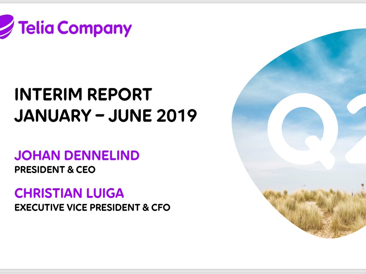 How did we do in Q2? We’ll tell you tomorrow. From 07.00 you’ll find ⁦<a href="/TeliaCompany/">Telia Company</a>⁩ in the news flow adding to the very busy week of results announcements on ⁦⁦<a href="/Nasdaq/">Nasdaq</a>⁩ here in the Nordics.