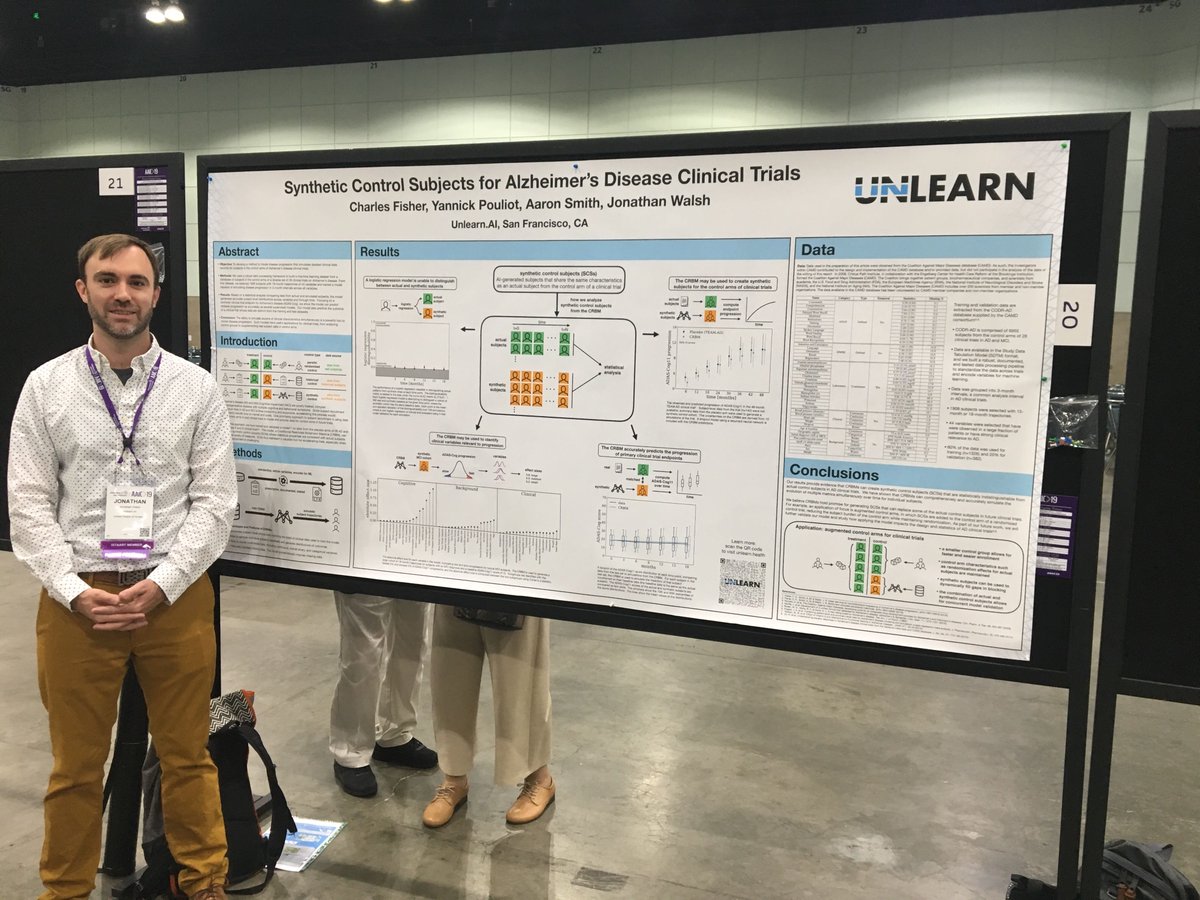 It's poster time at #AAIC19!

Thanks, Jon, for presenting our poster!