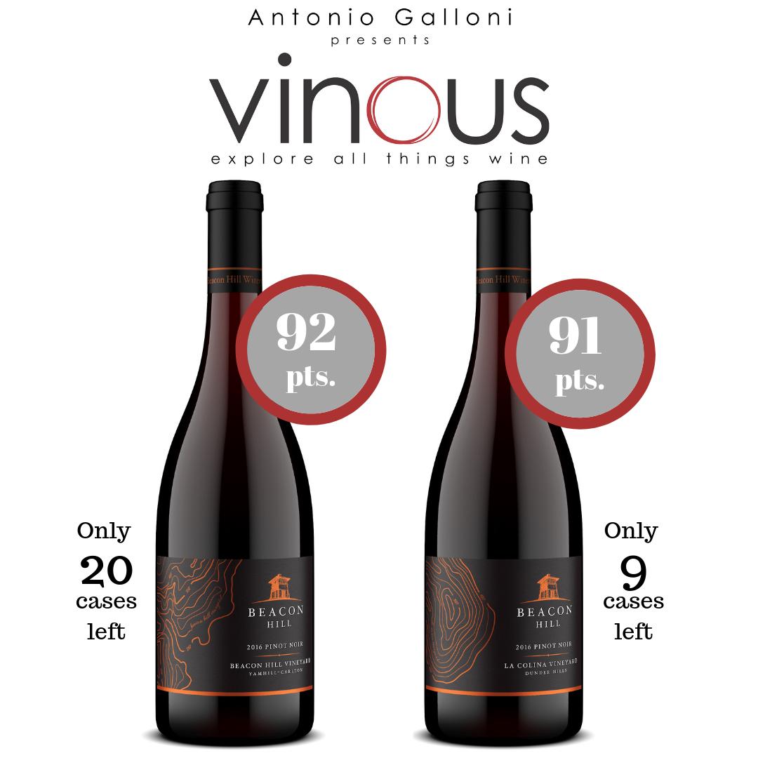 We are so excited to announce the scores we received from <a href="/VinousMedia/">Vinous</a>. These wines are almost gone. Get them while you can! #willamettevalley #oregonwine #2016vintage