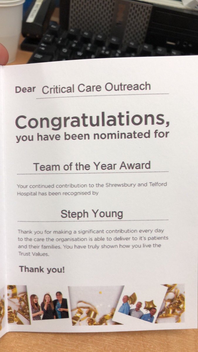trecole0's tweet photo. Well done Critical Care Outreach, you are an amazing team, honoured to be apart of it @73syoung @Daffodil01chase @CorrinDorsett @SaTHCritCare @MahoneyMagee @CcoNurse @JaneDav46297076 @jofriel https://t.co/vM6g46Rr9g