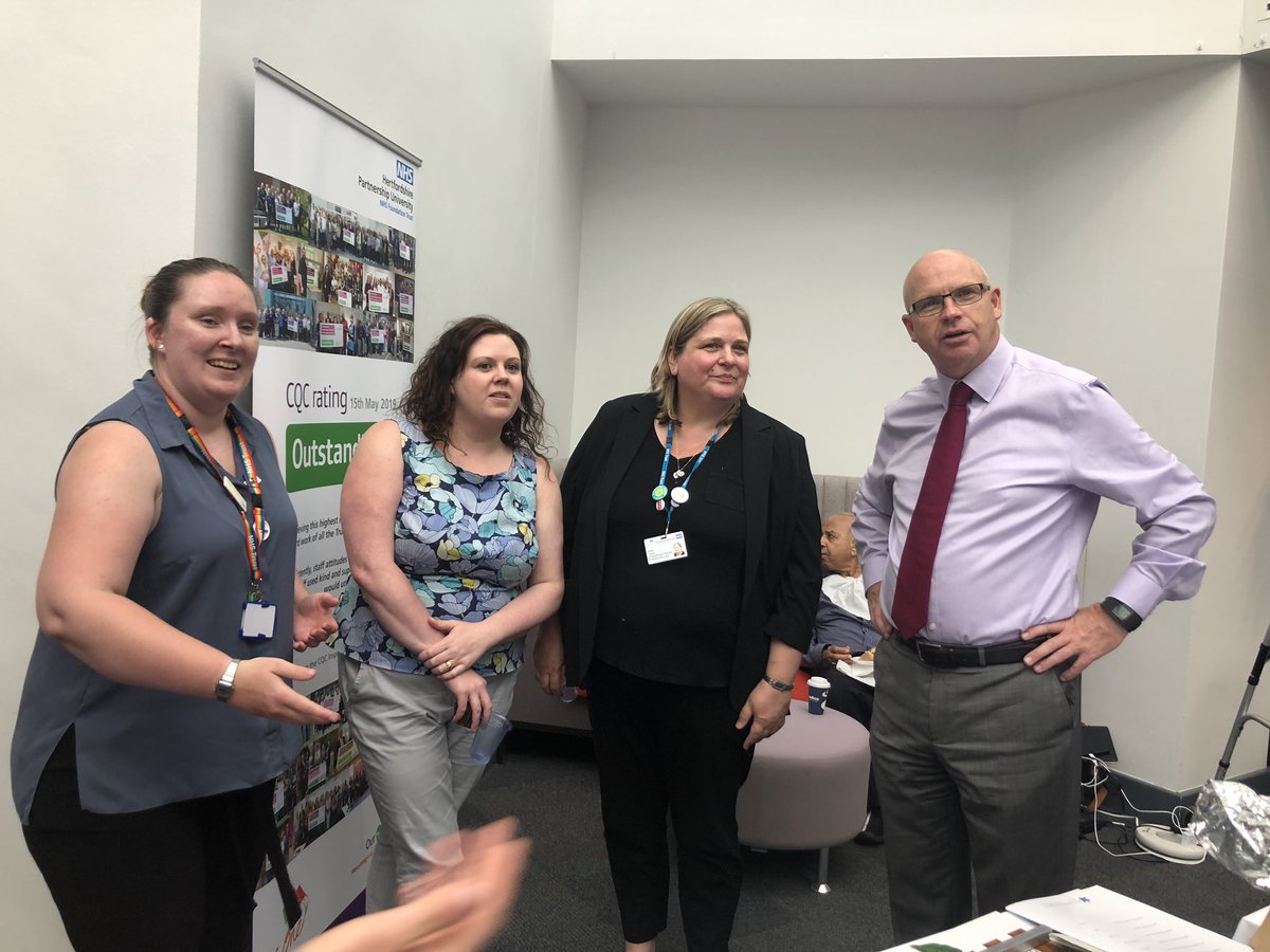 HPFT_NHS's tweet photo. Our Speech and Language therapists, OTs and Tom Cahill, Chief Exec are talking about therapies and interventions this evening #HPFTAGM @CahillT1 https://t.co/KGrUm20tsn