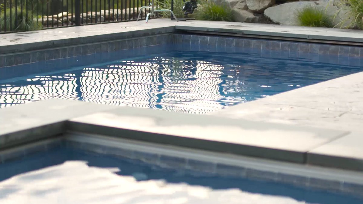 CoverSafeInc's tweet image. Can you spot the #automaticpoolcover in this photo? Under guide systems are embedded in the pool wall or mounted to the bottom side of rectangular pools’ coping, which allows guides to remain virtually unnoticed. For more options &amp;amp; info, visit Coversafe.com. #coversafe