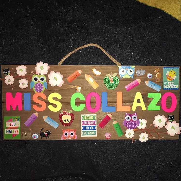 collazo_amanda's tweet photo. So excited to start this year ☺️🎉 this door sign will tell my students a little bit about myself as they enter on the first day! #teaching #firstdayofschool #teacherlife https://t.co/bt5jp7Yp2t