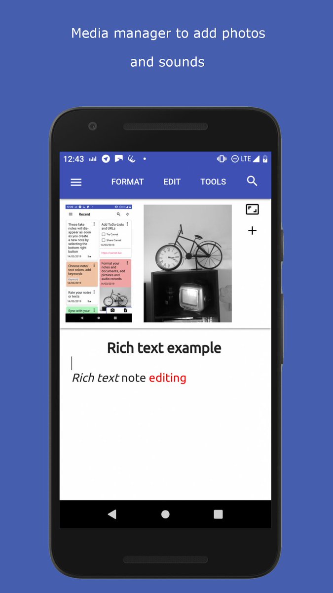 CarnetApp's tweet photo. Carnet is an open source note app for Android and NextCloud, kind of Google Keep with new features, fully opensource, without ads, without selling your data, all of that for free. 
Visit our site:
https://t.co/UiVZnK09vk

We survive through donations https://t.co/W9EklCpFJG https://t.co/EKzvV2Hj1T