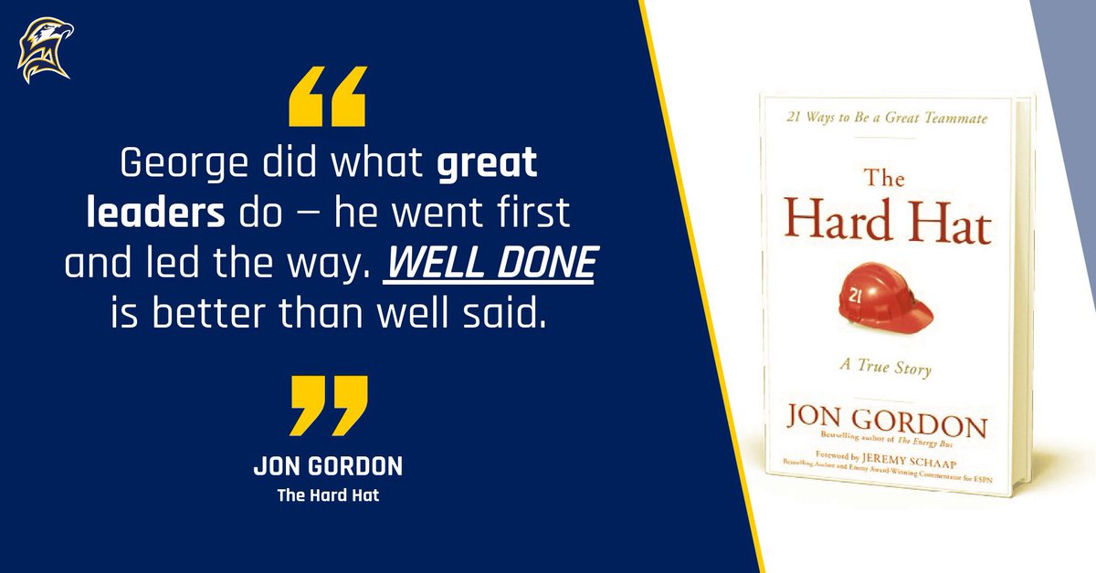 ♦️WELL DONE is better than well said.♦️
#WednesdayWisdom #SummerReading2019
▪️
Great teammates don't just impact you today; they impact you for the rest of your life. #GeorgeBoiardi
