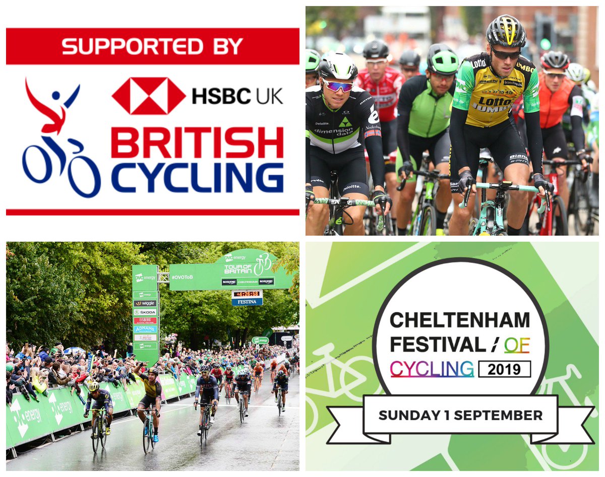 visitchelt's tweet photo. **Save the date! The #Cheltenham Festival of Cycling returns on 1 Sept.
Join us &amp; get close to the action as the heart of town is transformed into a cycle track! All ages &amp; abilities welcomed. Full details https://t.co/UgNRuogc30 @Cheltcyclefest  @BritishCycling #CheltCycleFest https://t.co/QA1YjheDMr