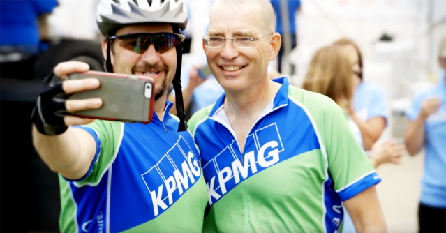bartcpa's tweet photo. #Cleveland hosts the 6th annual @bikeVeloSano #biketocure to support @ClevelandClinic cancer research. This year, Team KPMG rides in memory of Bryan Furlong, a supporter of the event who died of cancer in May. Click to donate. #100PercentForTheCure https://t.co/0bWl5c2Gsd https://t.co/KYUsN9qPrv