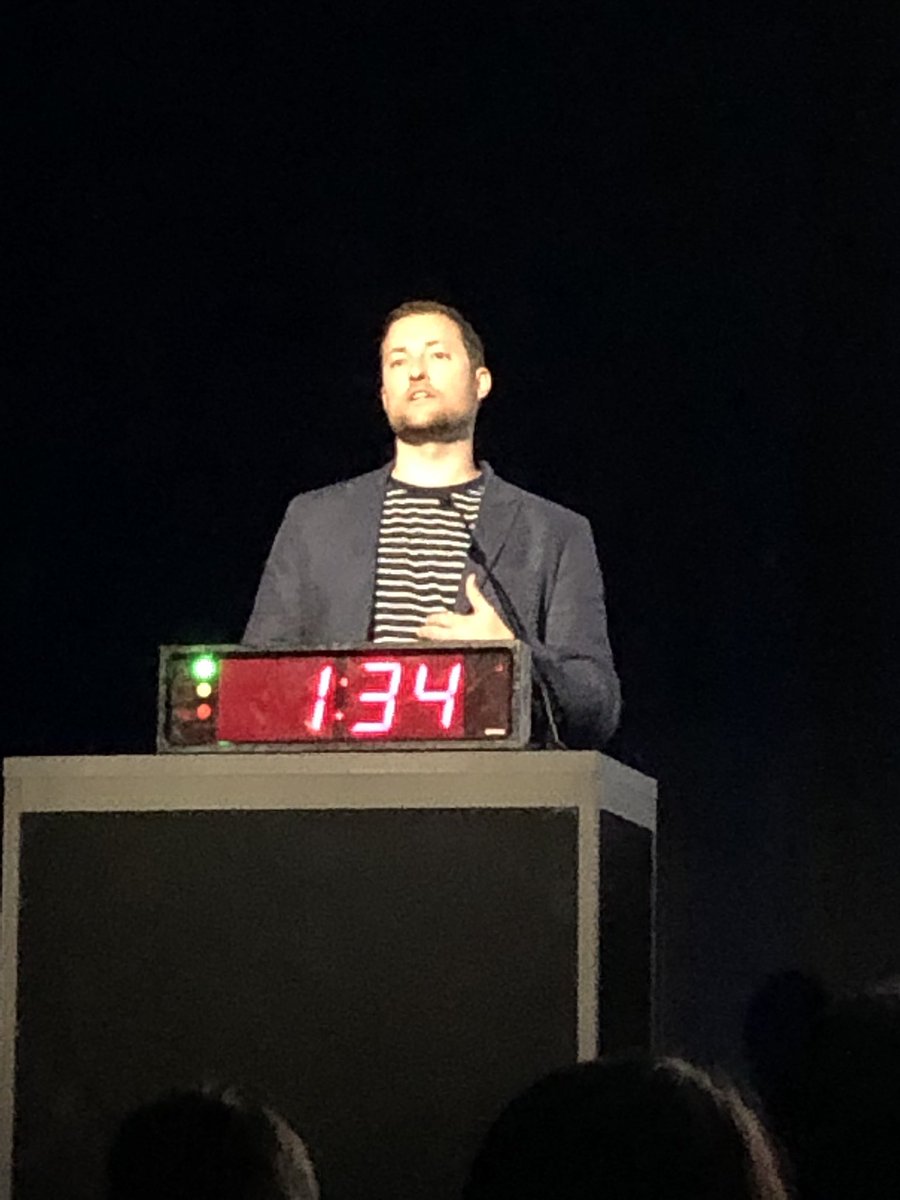 MrsGeekChic's tweet photo. Our very own 🇨🇦 @Jay__Dubois rocked his first showcase this morning! Way to go my friend. Thanks for the backpack bling! ✨ #ade2019 #EveryoneCanCreate #AppleEDUchat #whatifstudents https://t.co/HHjq0AgfyV