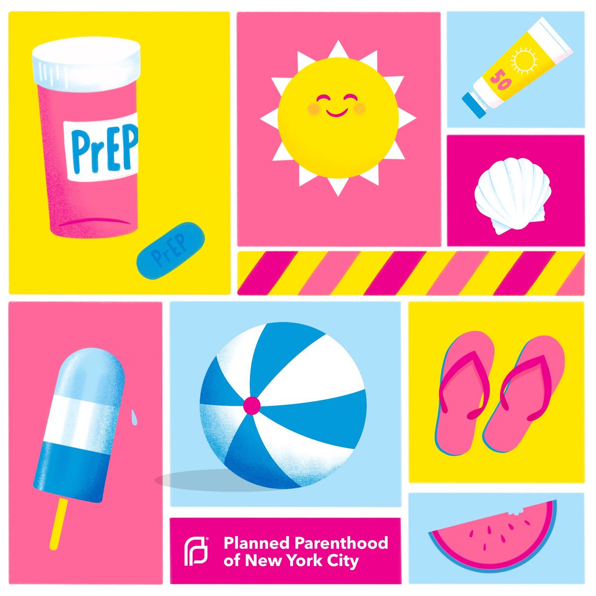 PPGNYact's tweet photo. Beat the heat with a sweet treat, and beat HIV with PrEP! π§π
PPNYC offers PrEP, a daily pill that can help prevent the transmission of HIV. Find out more at https://t.co/VLxIJe6AAq #PrEPforSummer #HIVPreventionDay https://t.co/xX43355atS