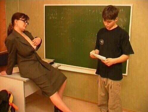 Teacher hairy raw mom