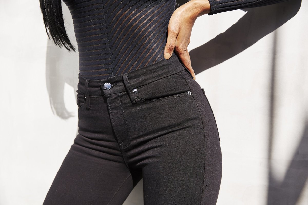 goodamerican's tweet photo. Little Black Denim is the new LBD 🖤 Shop bodysuits and denim designed to enhance your shape now: https://t.co/jHtRuq67ed #goodsquad #goodlegs https://t.co/4G6dx9RGAs