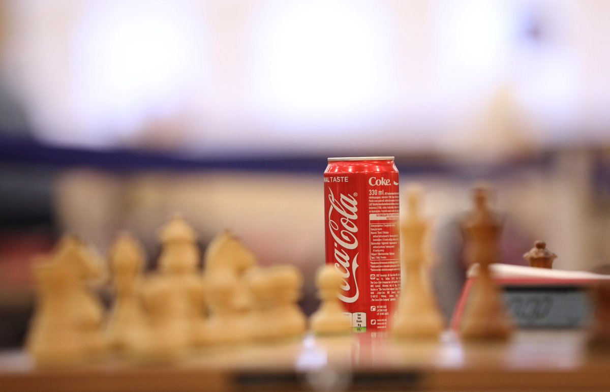 FIDE_chess's tweet photo. ♟ 🥤 Russian GM Vladimir Fedoseev won the Tal Memorial rapid tournament in Riga with superb 9,5 points out of 11 games undefeated.
Blitz tomorrow! Official website: https://t.co/D1b6podShR
📷 by E. Trifanova (LETA) #Šahs #chess #MikhailTal #CocaColaAlways #FIDE #rapid #blitz https://t.co/y3qnKcz68k