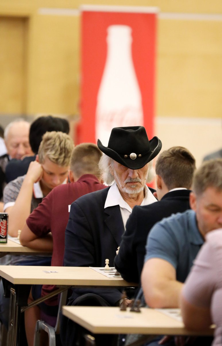 FIDE_chess's tweet photo. ♟ 🥤 Russian GM Vladimir Fedoseev won the Tal Memorial rapid tournament in Riga with superb 9,5 points out of 11 games undefeated.
Blitz tomorrow! Official website: https://t.co/D1b6podShR
📷 by E. Trifanova (LETA) #Šahs #chess #MikhailTal #CocaColaAlways #FIDE #rapid #blitz https://t.co/y3qnKcz68k
