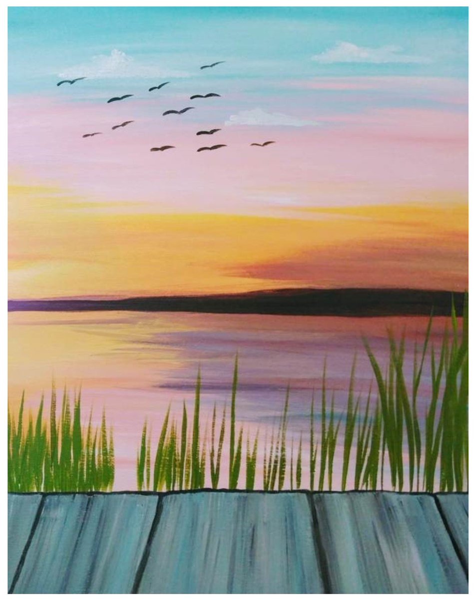 Our Uncorked Painting Class is this Sunday at 11 AM! We are painting this beautiful picture &amp; there are only a few spots left. 🍷🎨 #yamhillcarltonava #letspaint