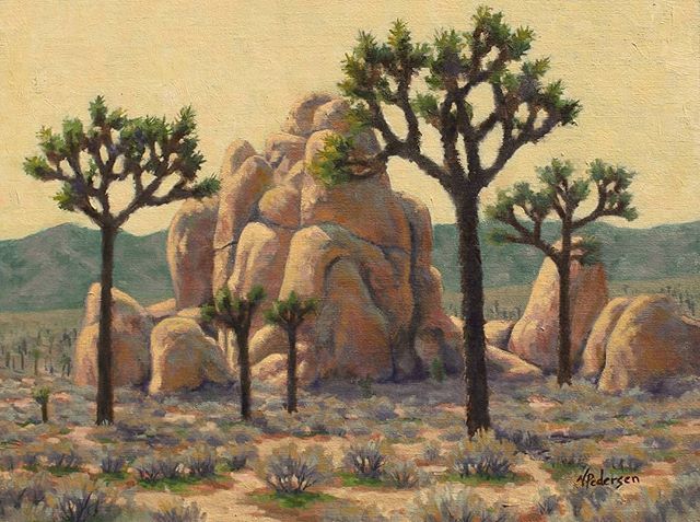 Amwomenartists's tweet photo. #newworkswednesday #womenartists
.
📷 @vickilpedersen -  Just finished oil painting.  #joshuatreenationalpark #joshuatree #californiadesert #landscapepainter #landscapepainting #californiaartist #waow #boldbrush #artistsoninstagram #painting #artstudi… https://t.co/CngLAfZ5F9 https://t.co/AmbBQrrfsO