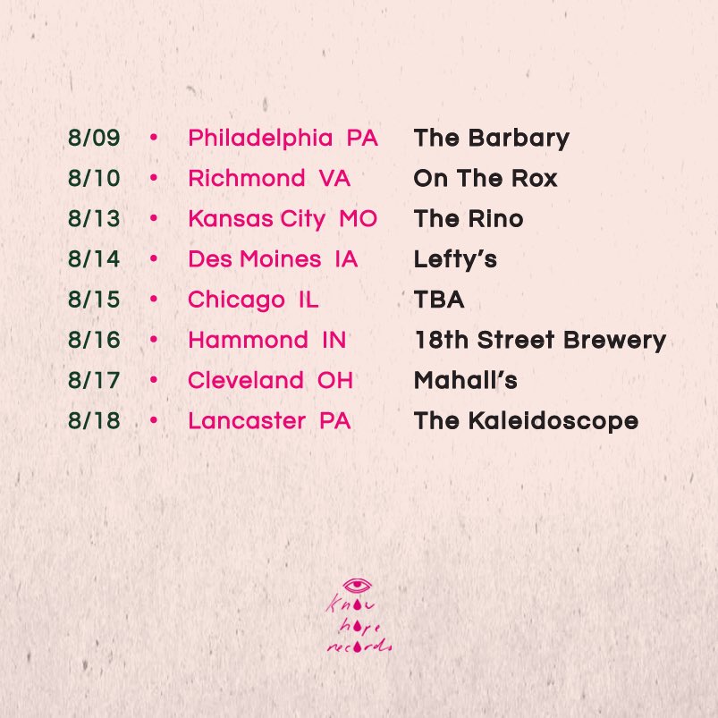 knowhoperecs's tweet image. YO! @SleepInBand + @xxiiixix are comin for ya this August! More info at knowhoperecords.com.